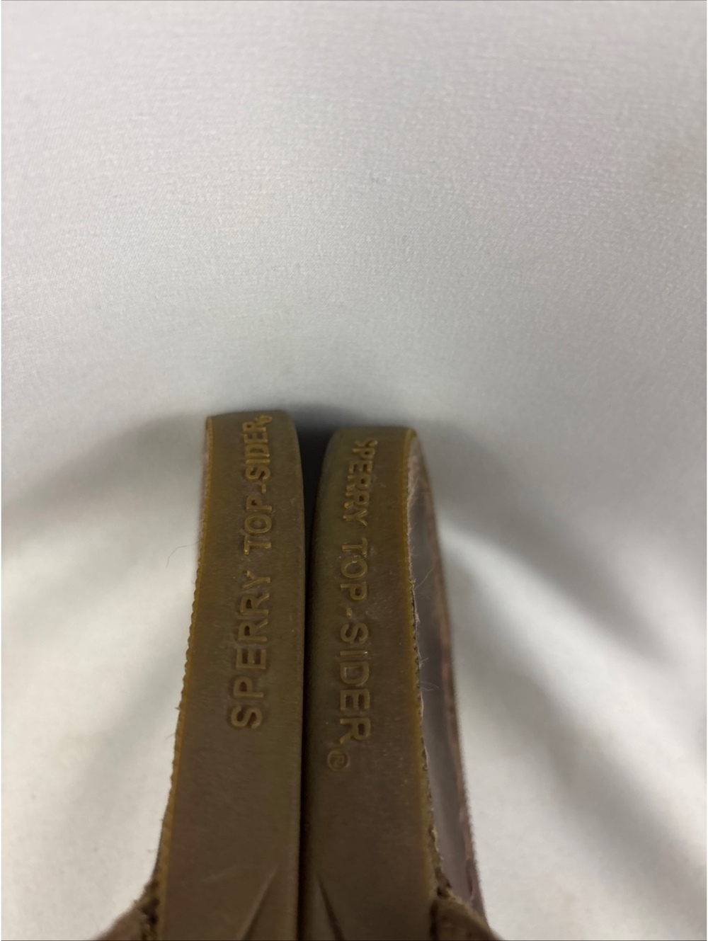 Sperry Top Sider Logo Brown Leather Casual Flip Flop Sandals Shoes Mens 12.5 - Picture 7 of 9